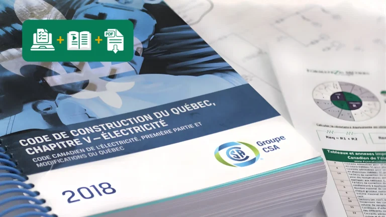 Révision des 30 Principaux Changements au Chapitre V- Électricité 2018 (PREMIUM)